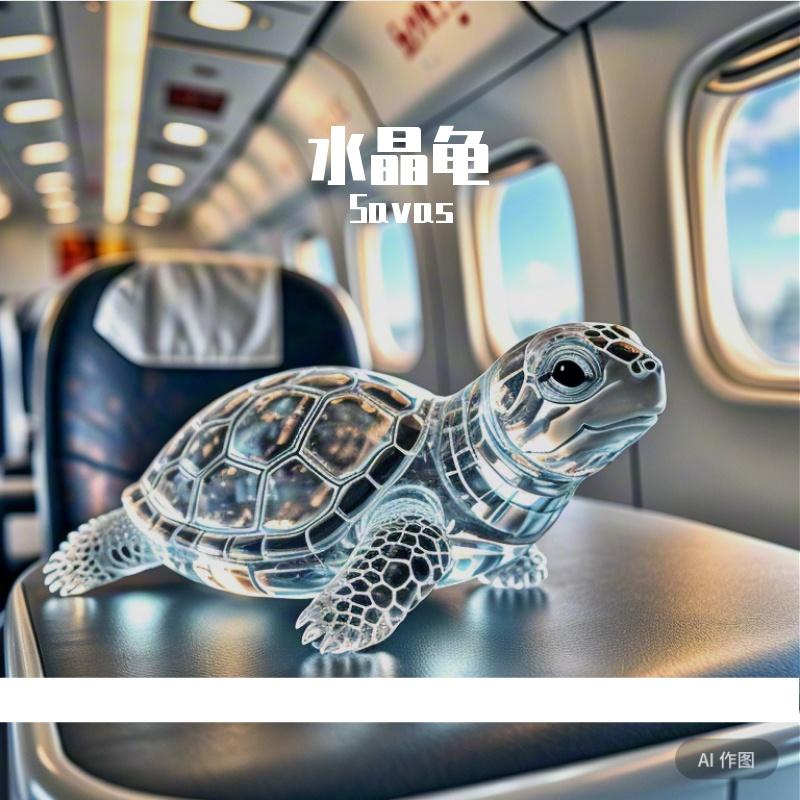 水晶龟脚踏实地