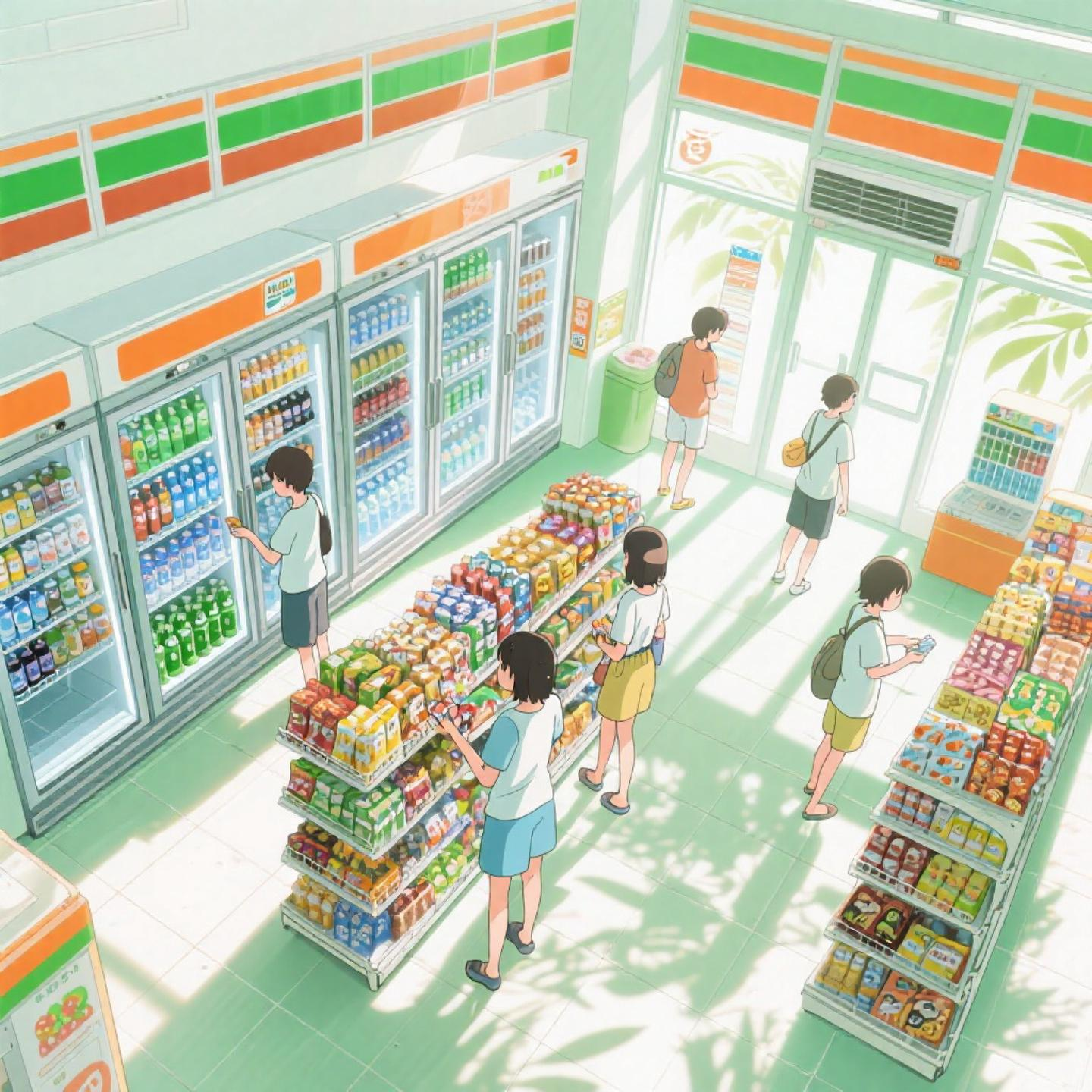 便利店的夏 - 阮七七封面