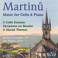 MARTINU, B.: Cello Sonatas Nos. 1-3 / Variations on a Slovak Folksong / Variations on a Theme of Rossini (Georgian, Munro)