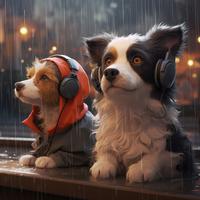 Binaural Calm: Rain Pet Harmonics