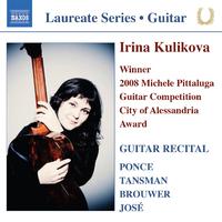 Guitar Recital: Kulikova, Irina - PONCE, M. / TANSMAN, A. / BROUWER, L. / JOSE, A.