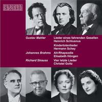 Lieder von Gustav Mahler, Johannes Brahms und Richard Strauss