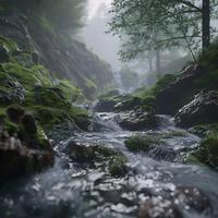 Soothing Stream Melodies for Deep Sleep