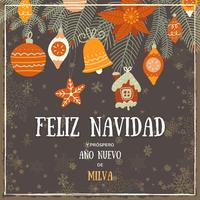 Feliz Navidad Y Próspero Año Nuevo De Milva