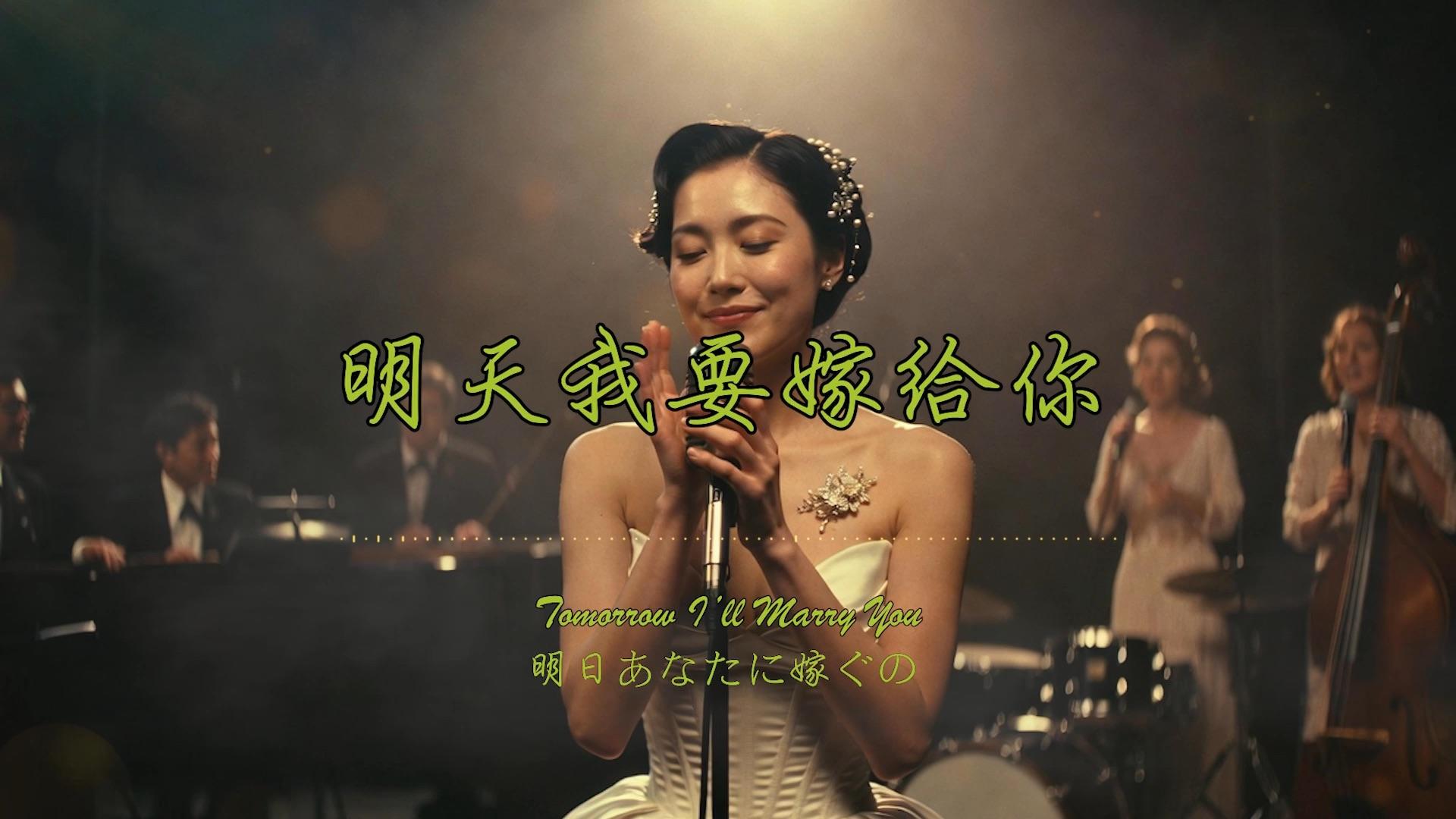 明天我要嫁给你（摇摆爵士版） - 礼帽与晚礼服封面
