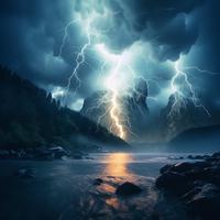 Yoga in the Thunderstorm: Calming Lightning Ambience