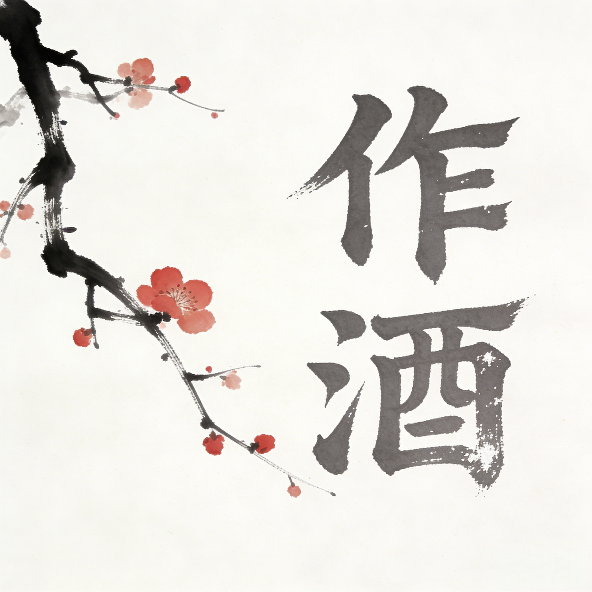 作酒封面
