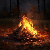 Fiery Concentration: Tranquil Fire Focus