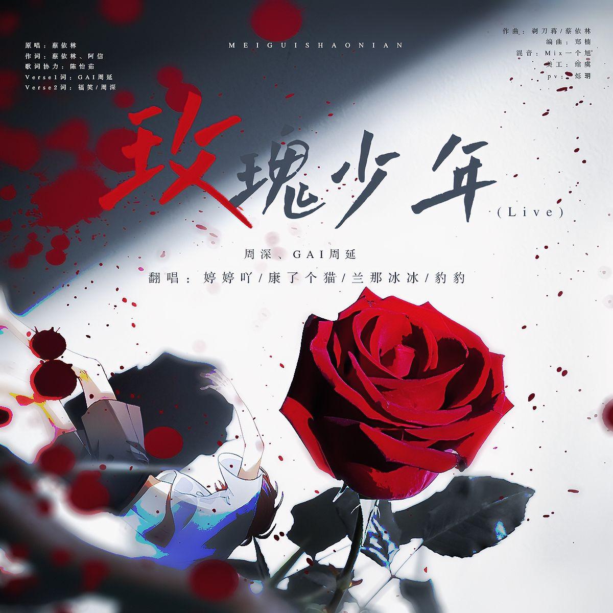 玫瑰少年-Live（cover：周深、GAI周延） - 康了个猫、婷婷吖、小林冰冰乐、豹豹封面