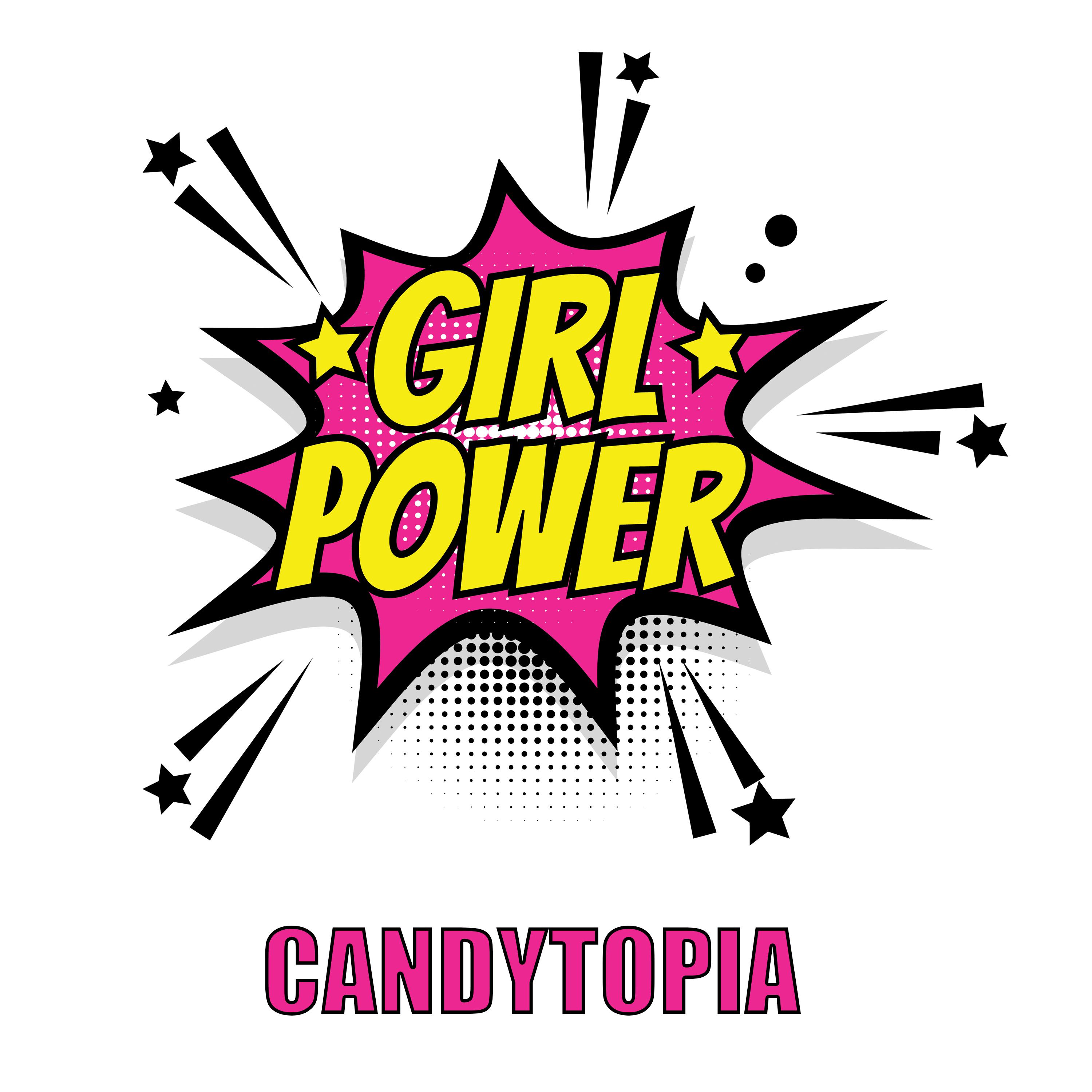 Girl Power поп арт надпись