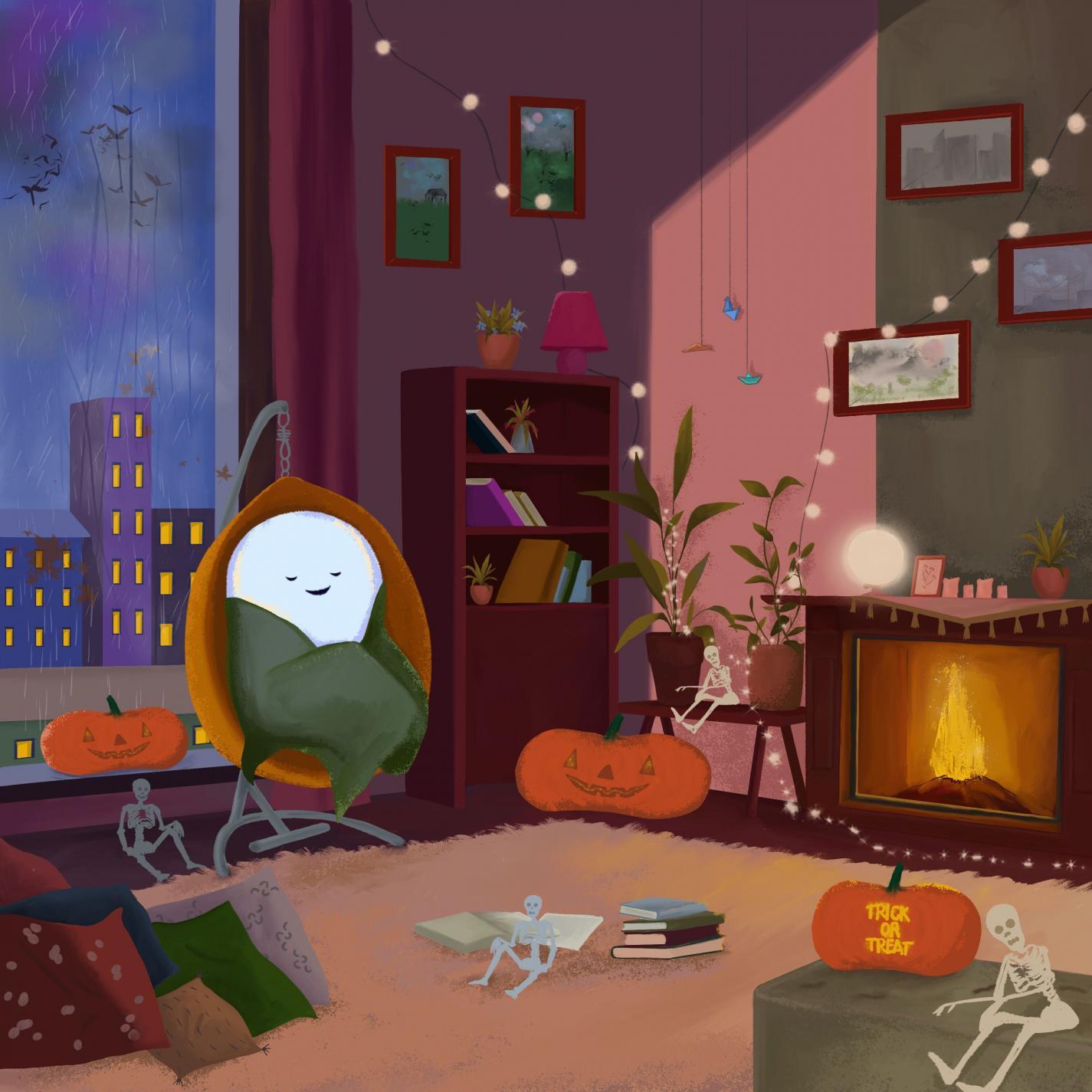 spooky, scary skeletons (lofi mix)