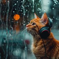 Cats and Rain: Calming Music