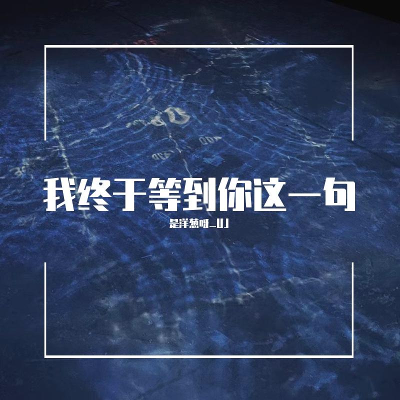 终于等到这一句封面