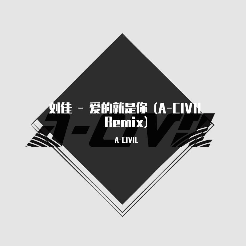 刘佳 - 爱的就是你 （A-CIVIL)（A-CIVIL remix）封面