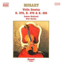 MOZART: Violin Sonatas,  K. 378, K. 376 and K. 296