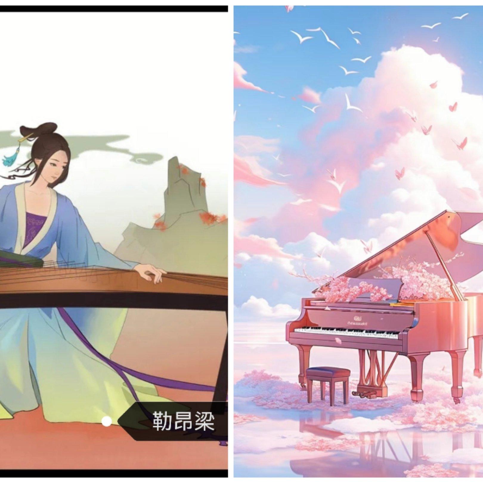 悲情面具（古筝钢琴合奏）封面