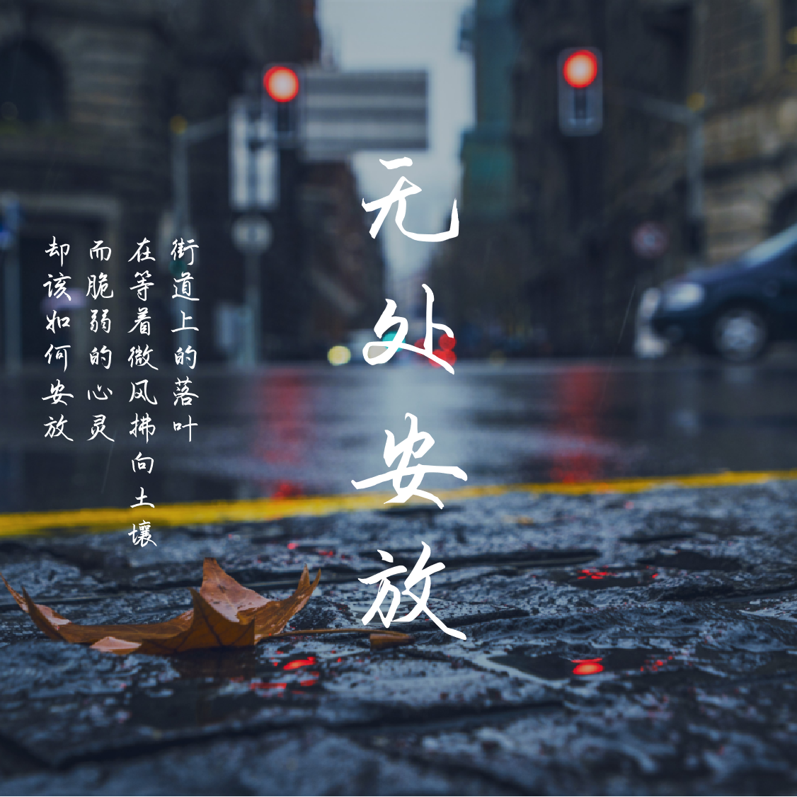 无处安放 伴奏封面