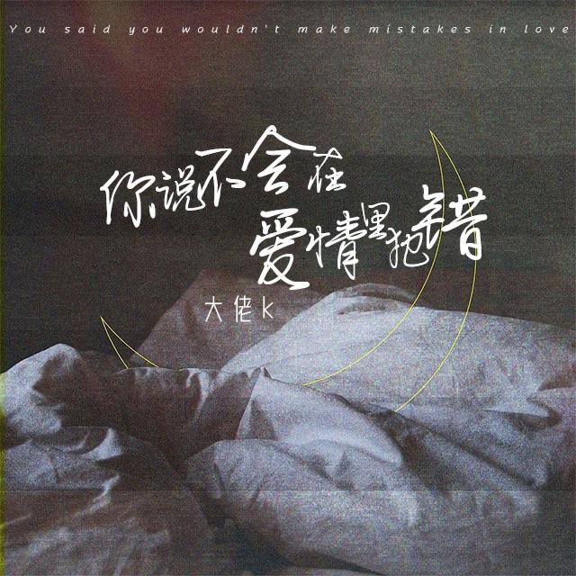 你说不会在爱情里犯错