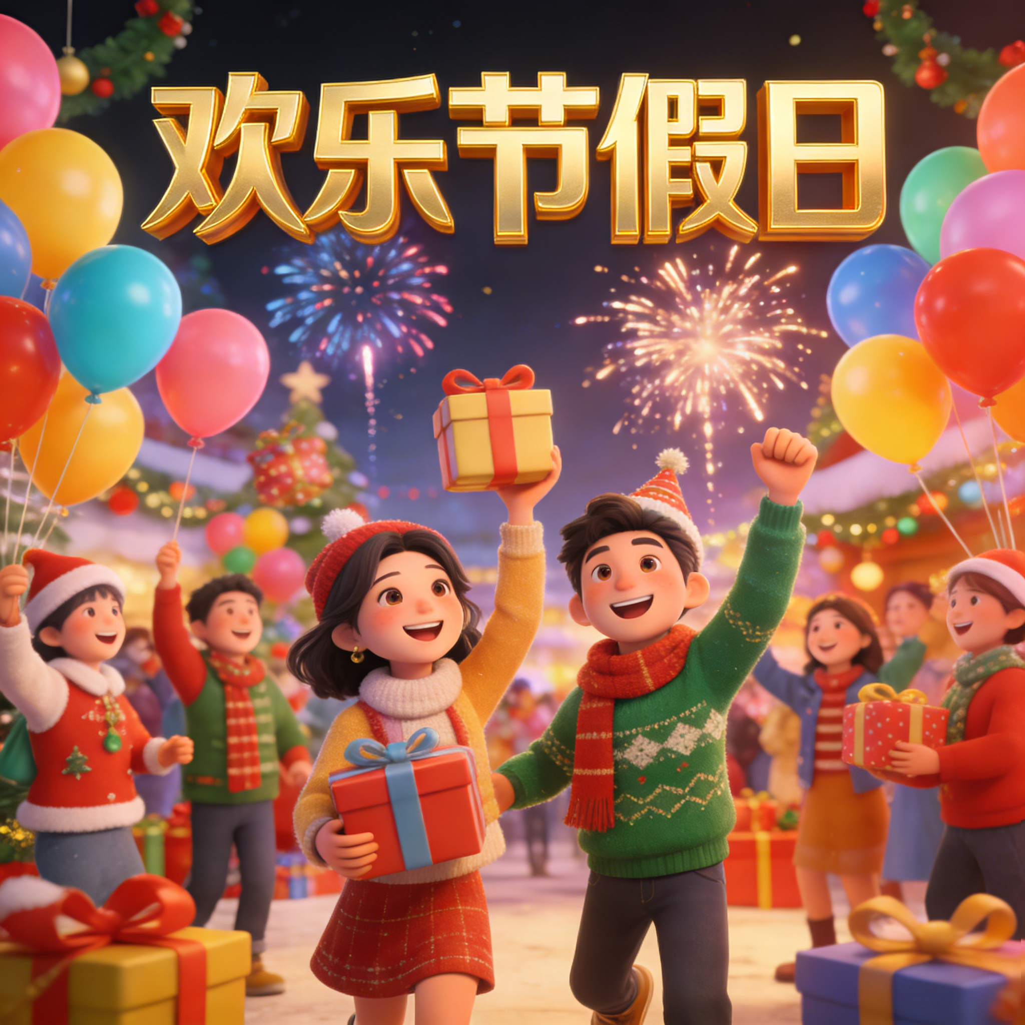 欢乐节假日封面