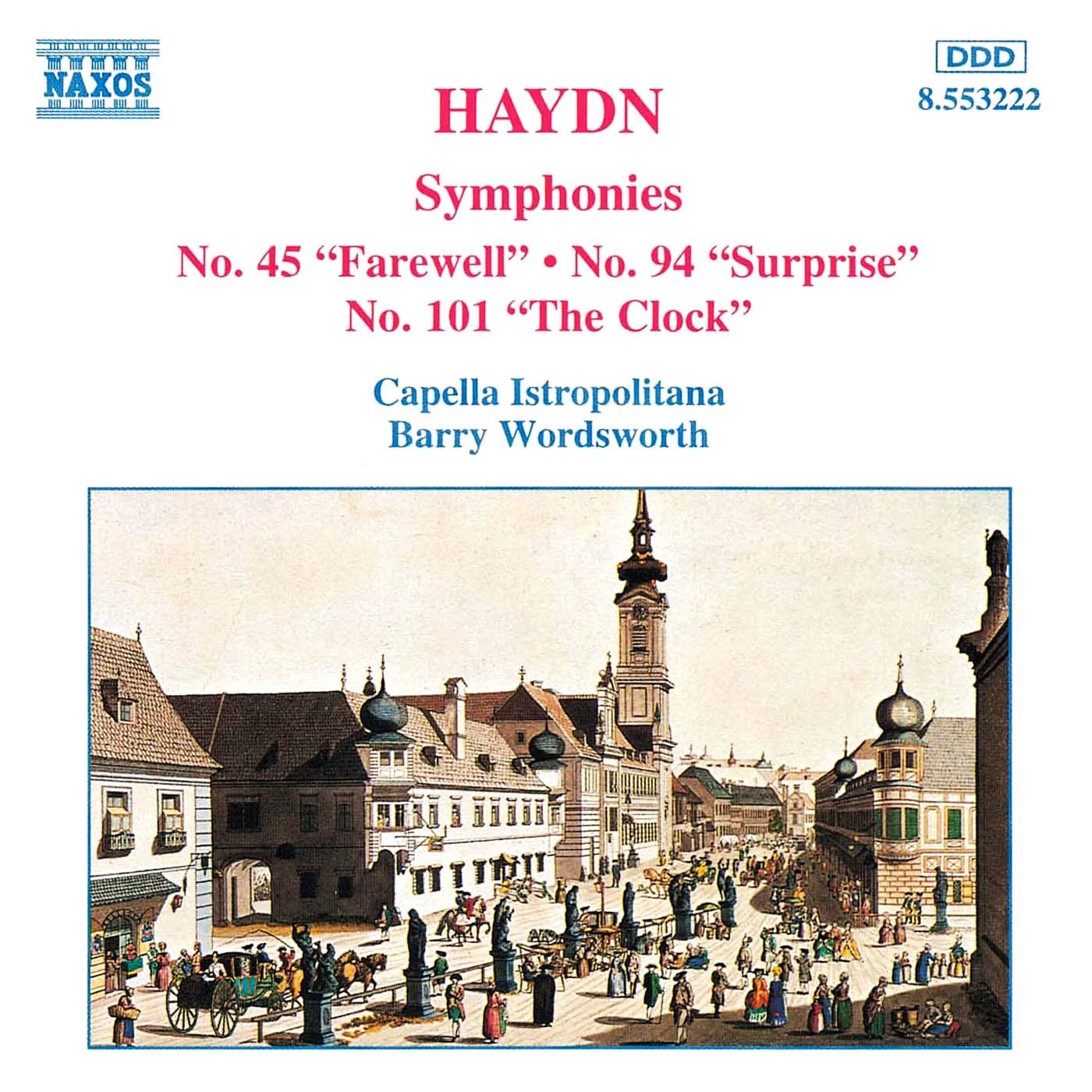 Symphony No. 45 in F-Sharp Minor, Hob.I:45, "Farewell":IV. Finale: Presto - Adagio