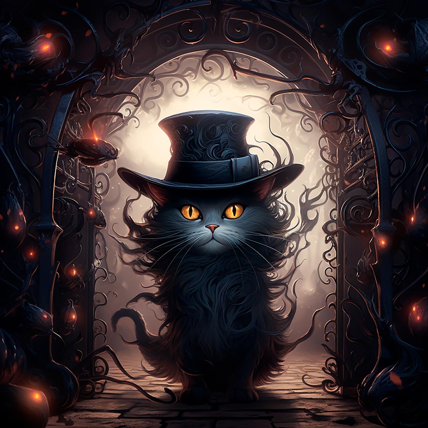 Meow Number 7 (The Witch Cat)