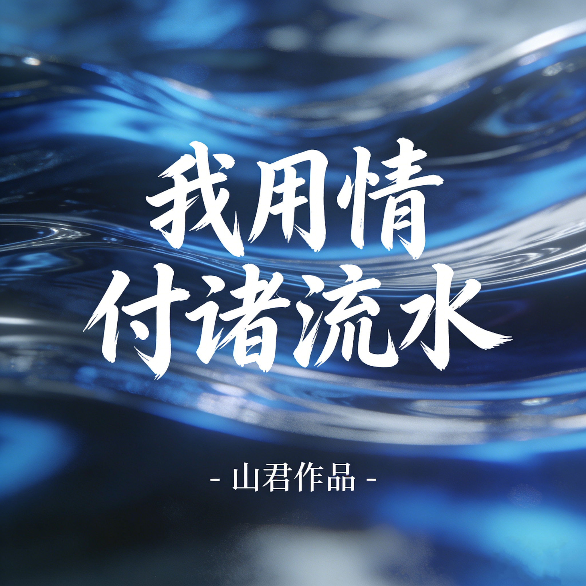 我用情付诸流水封面