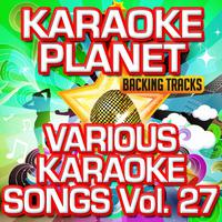 Various Karaoke Songs, Vol. 27