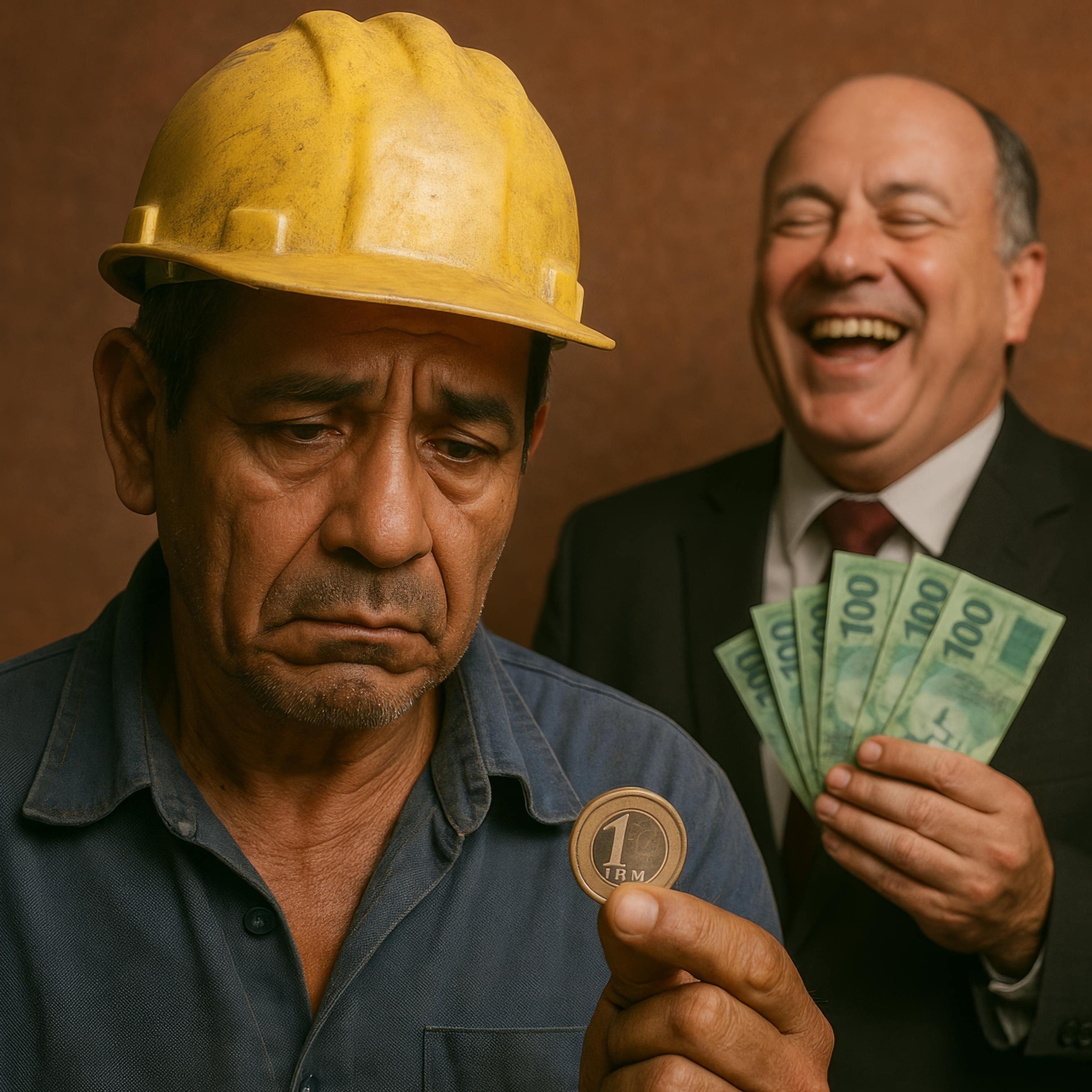 Trabalhador brasileiro - vinte mil pro meu chefe e um pouquinho pra mim
