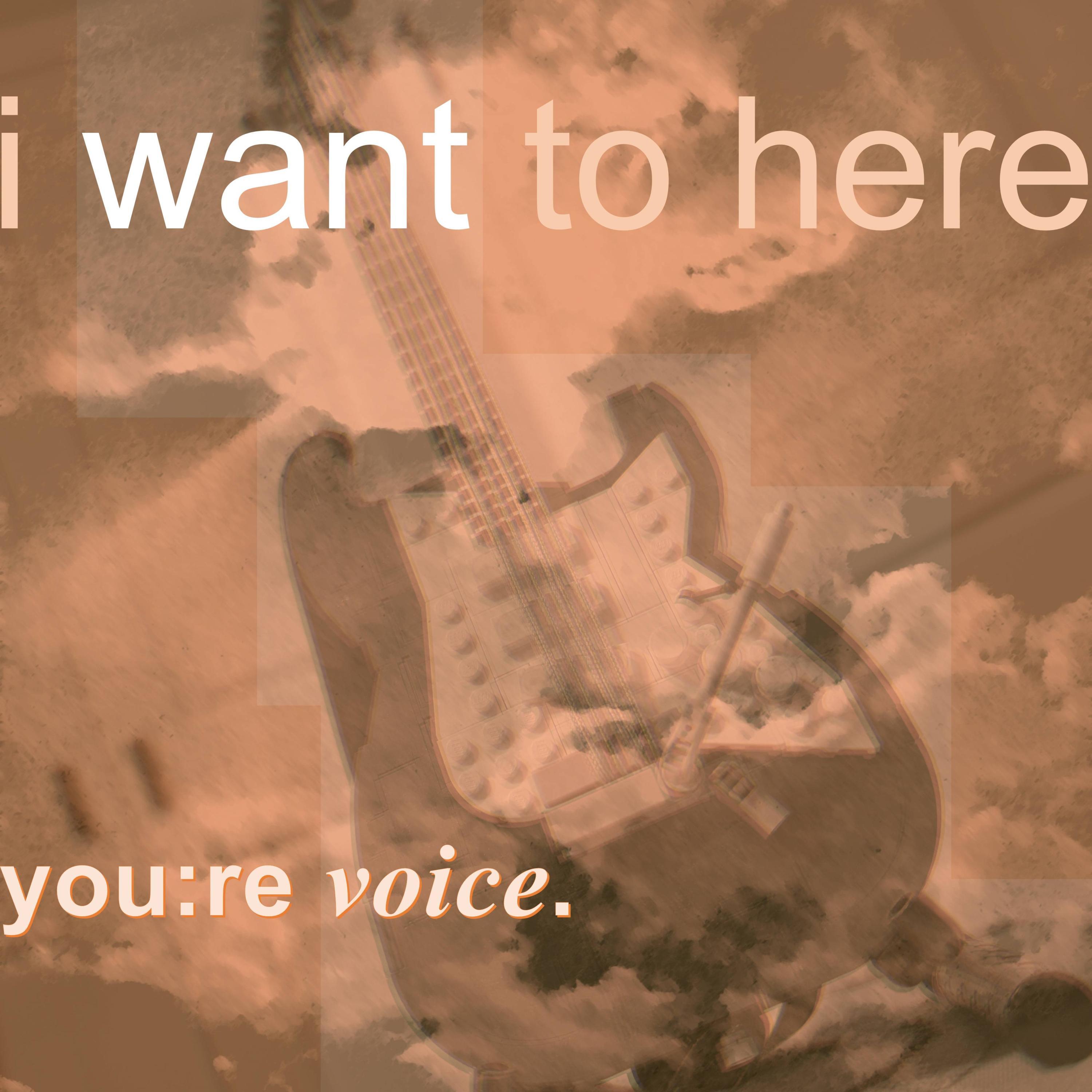 i want to here you:re voice