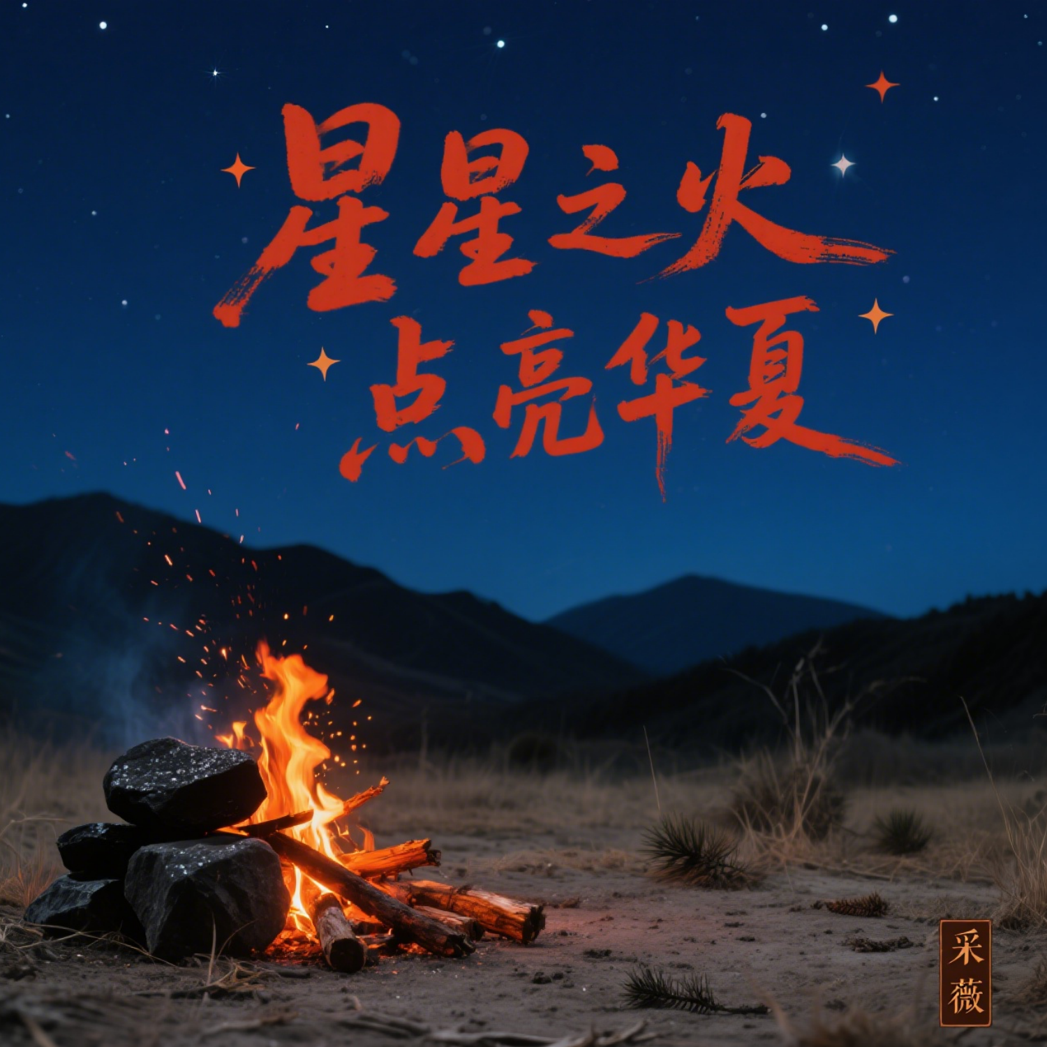 星星之火点亮华夏(伴奏)封面