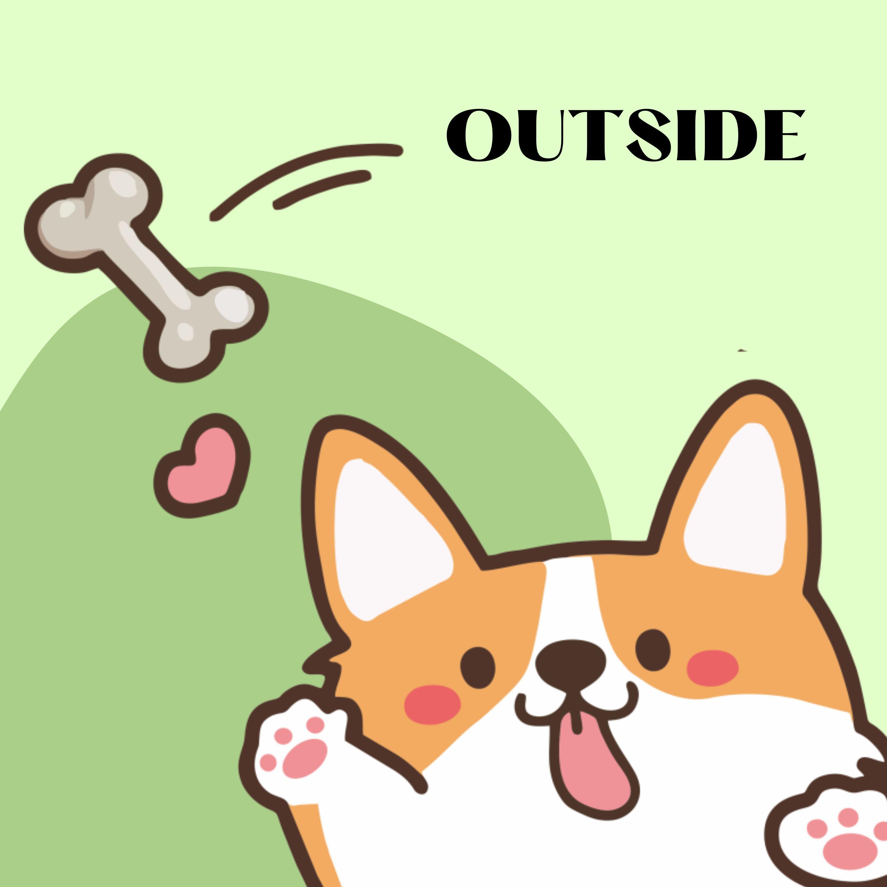 Outside