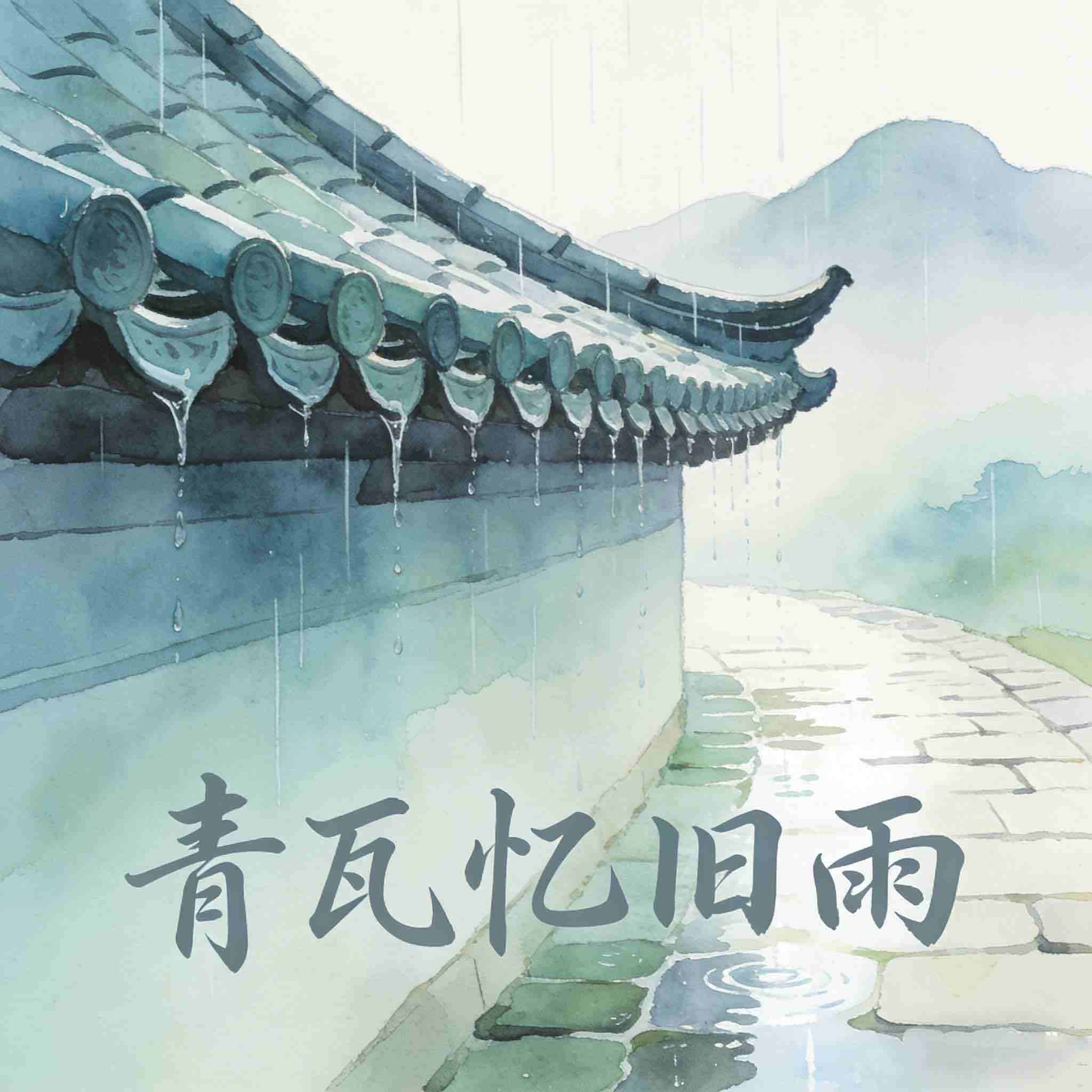 青瓦忆旧雨封面