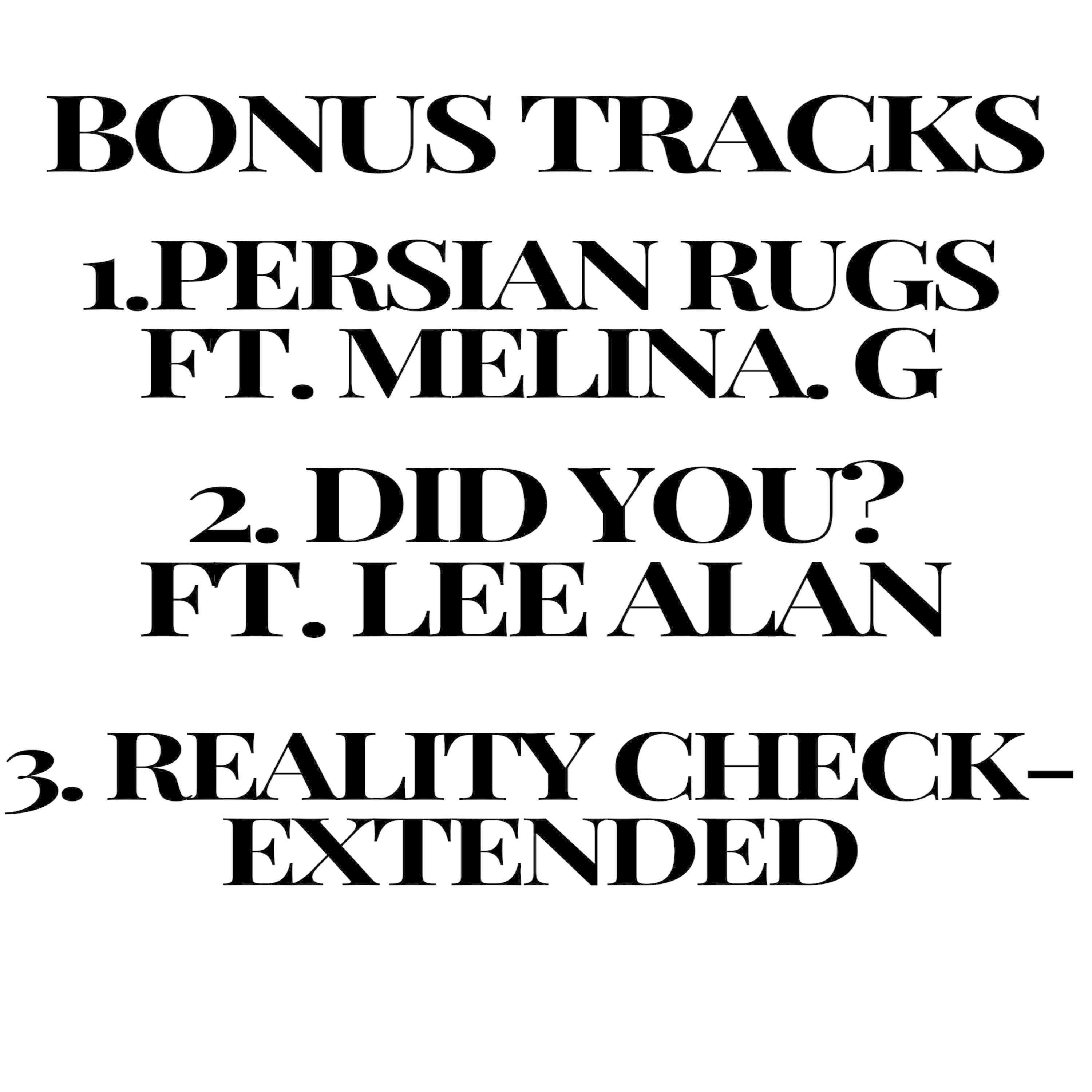 bonus tracks (don't got money to be sued)