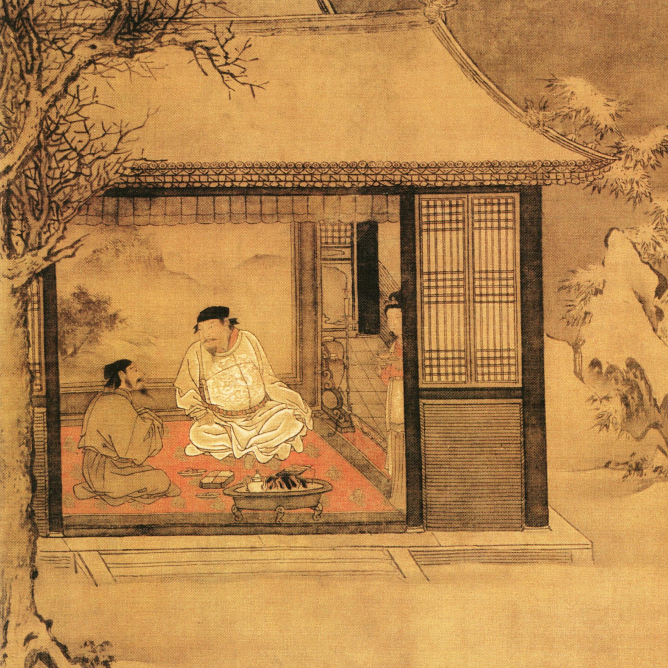 Картина Хань Хуан сад ученых