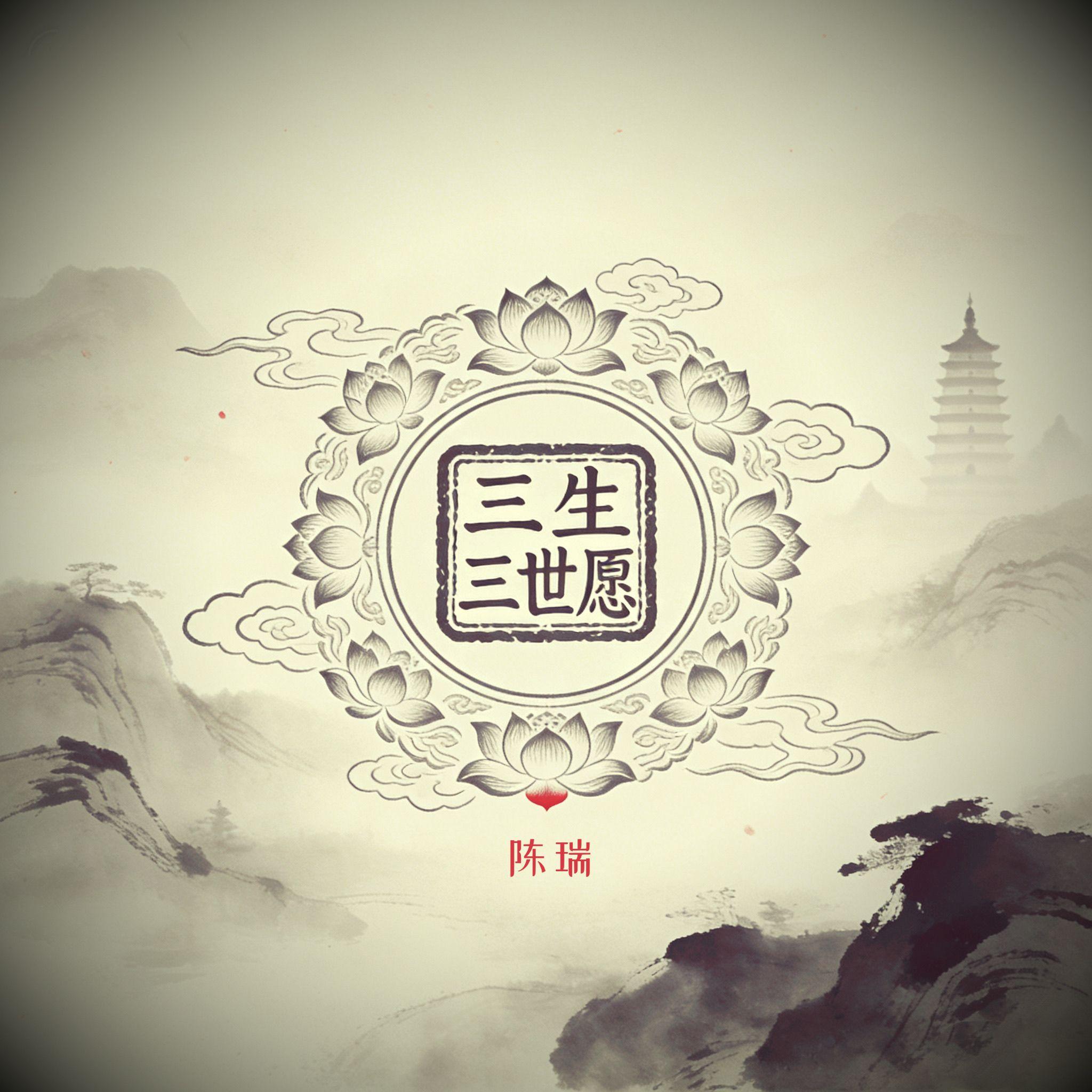 三生三世愿（燃情版）伴奏 - 陈瑞封面