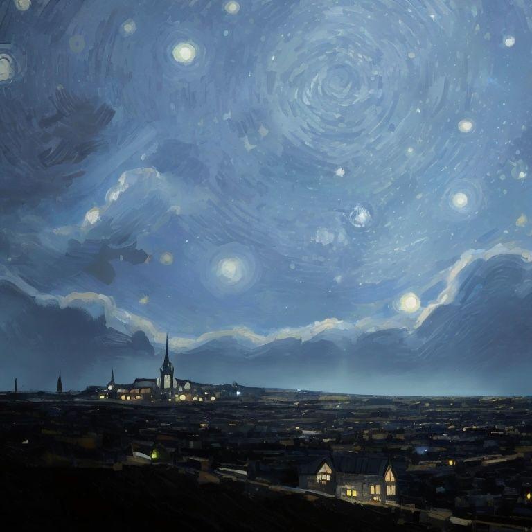 星月夜封面