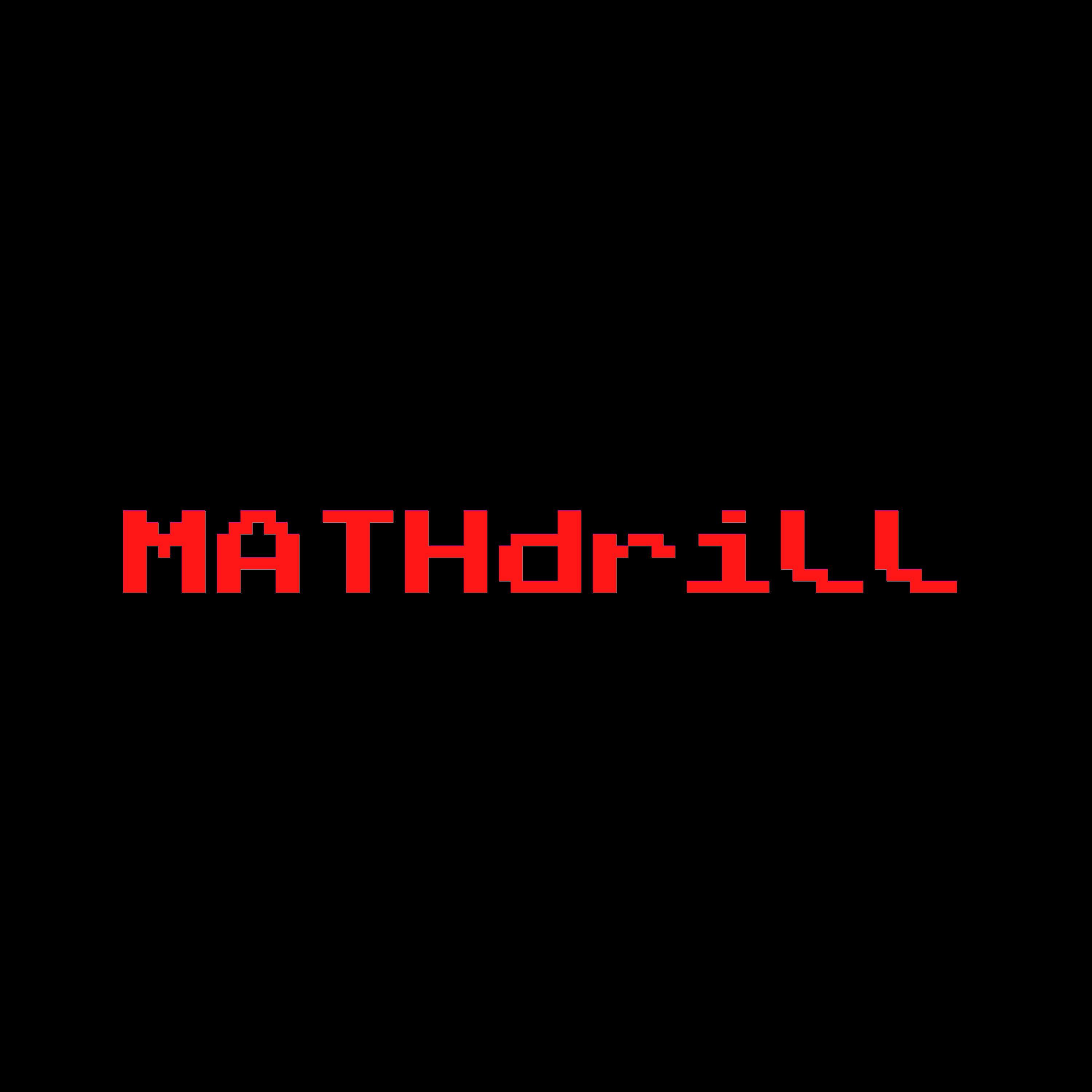 MATH drill