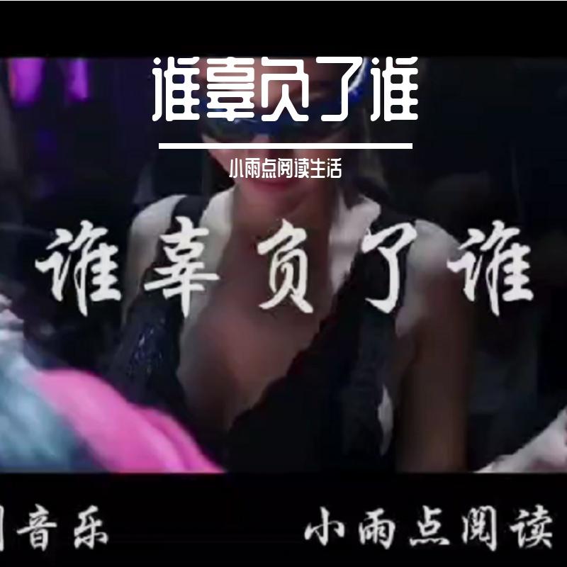 谁辜负了谁封面