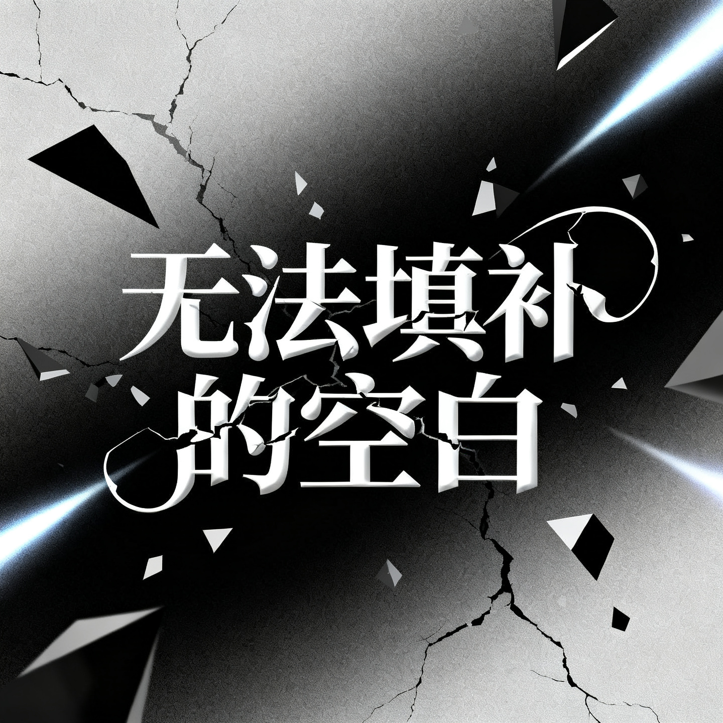 无法填补的空白封面