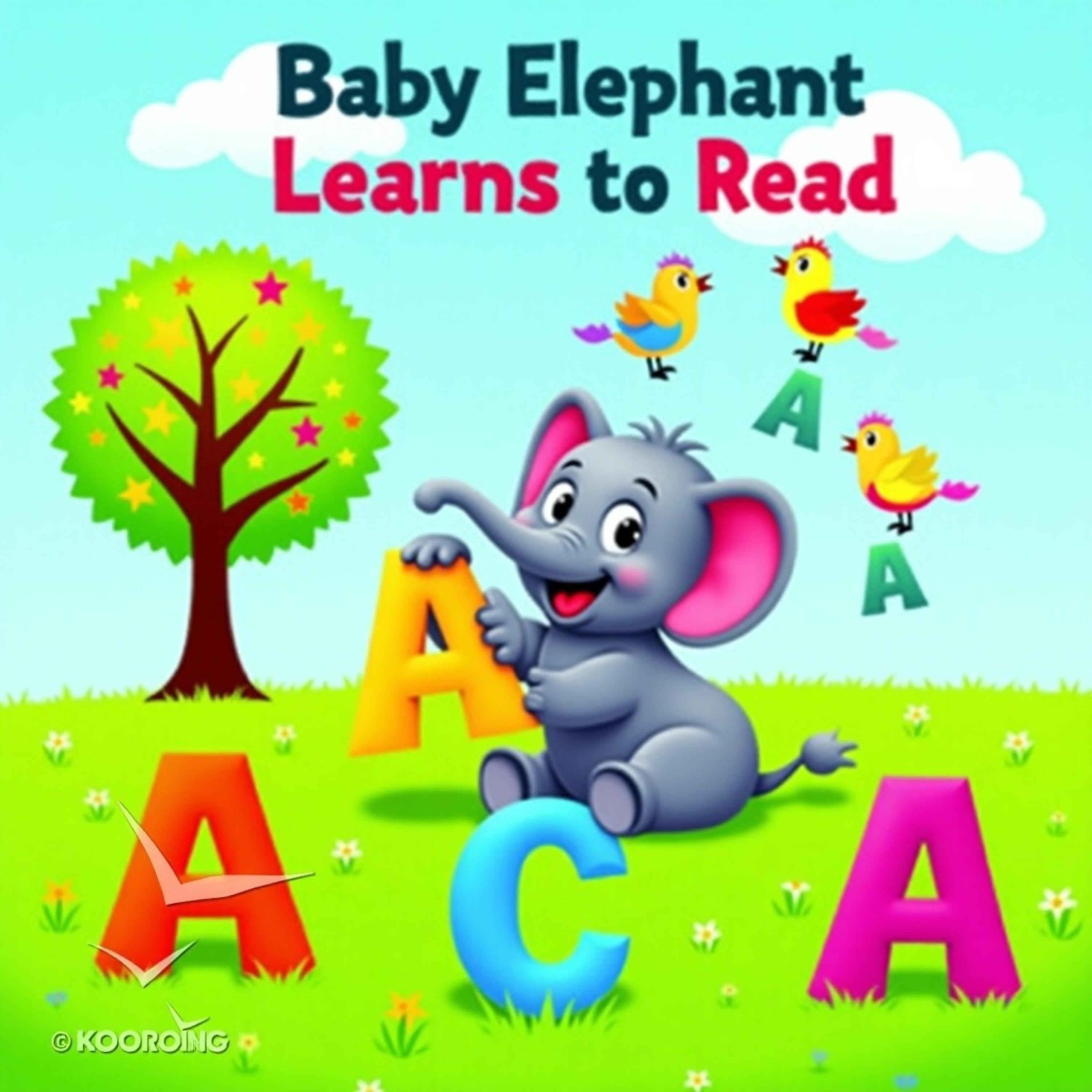 Baby Elephant Learns to Read