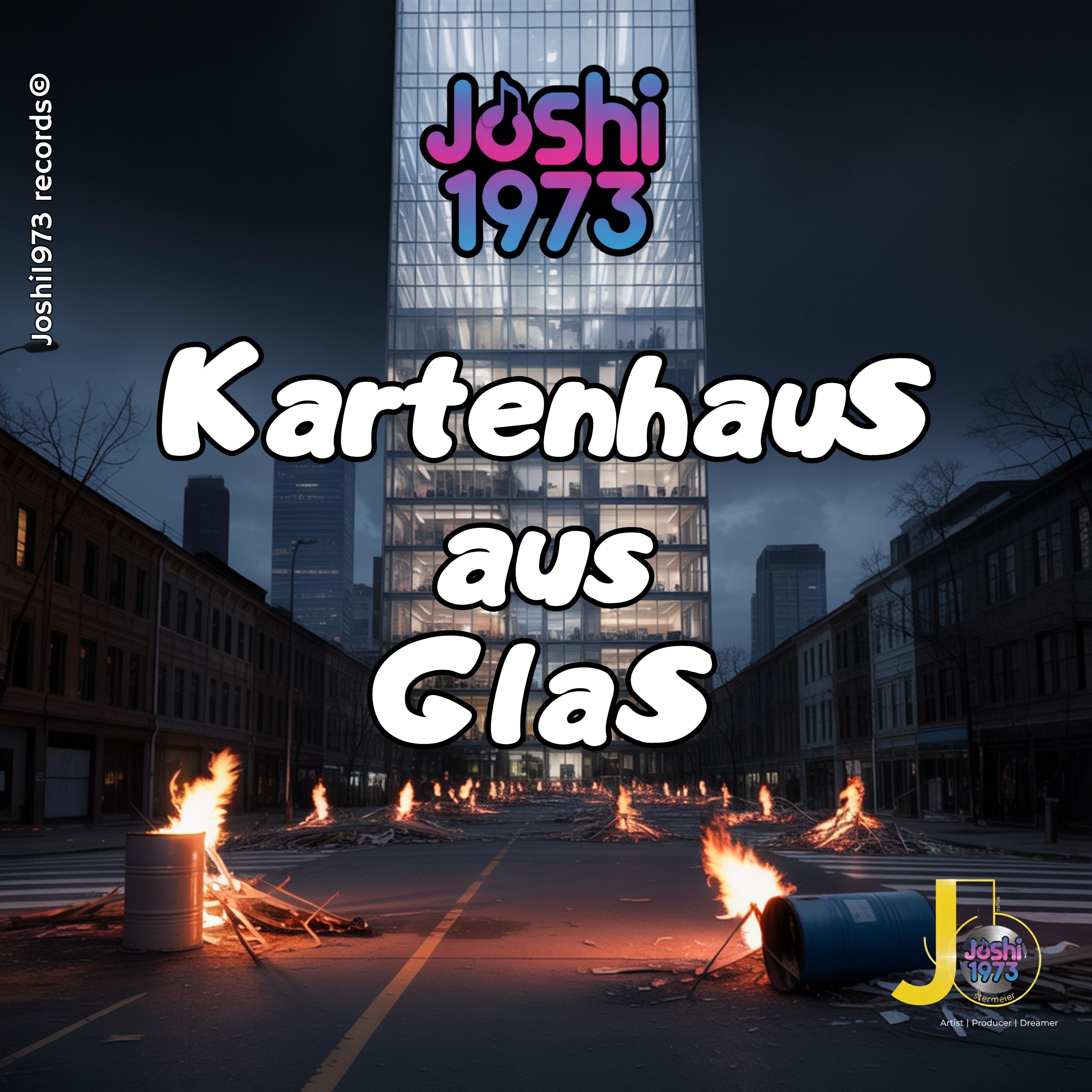 Kartenhaus aus Glas