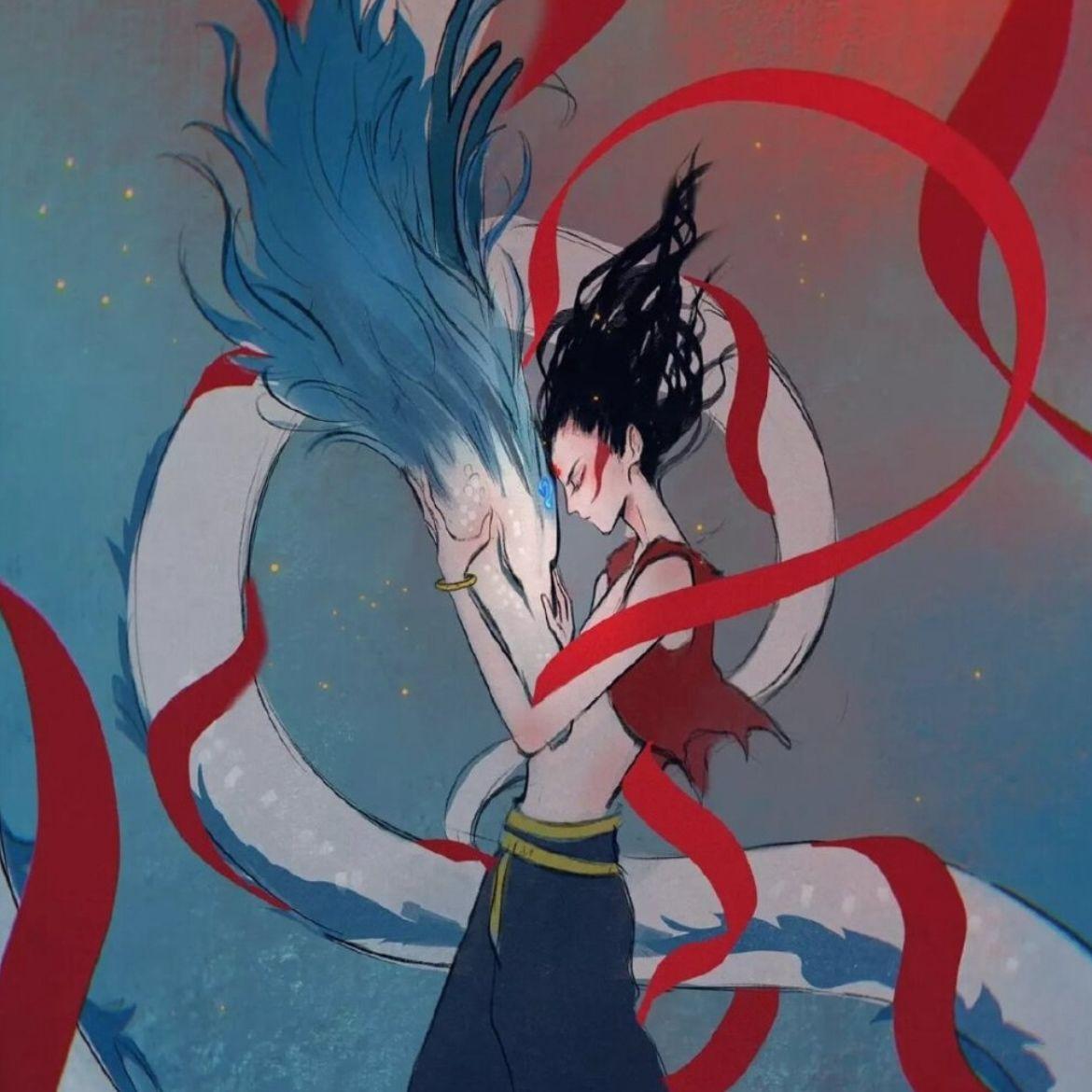 冷月下的等待(《哪吒之魔童闹海》电影同人曲)封面