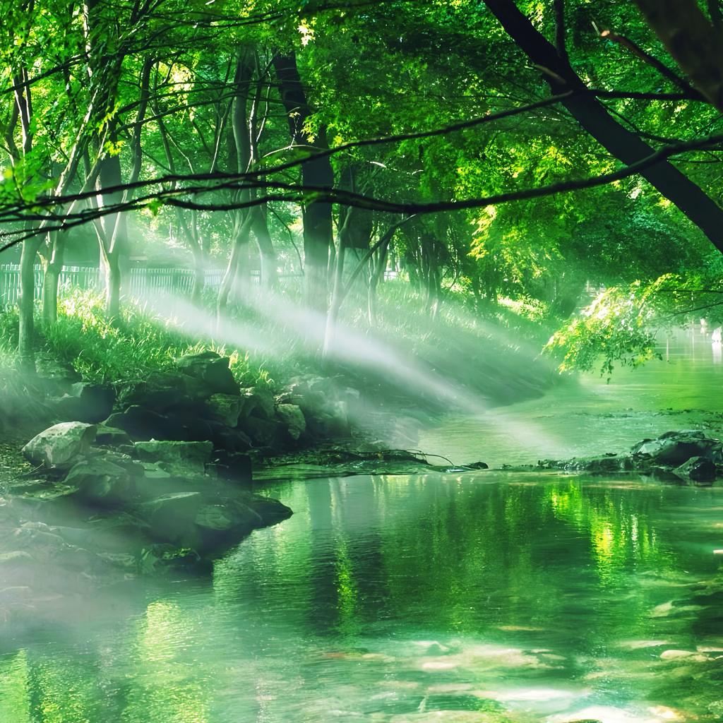 晨雾轻吟 | 森林 鸟鸣 薄雾 浅阳 清新
