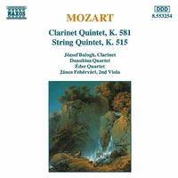 MOZART: Clarinet Quintet, K. 581 / String Quintet, K. 515