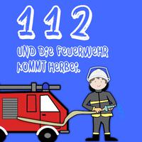 112 - Die Feuerwehr kommt herbei.