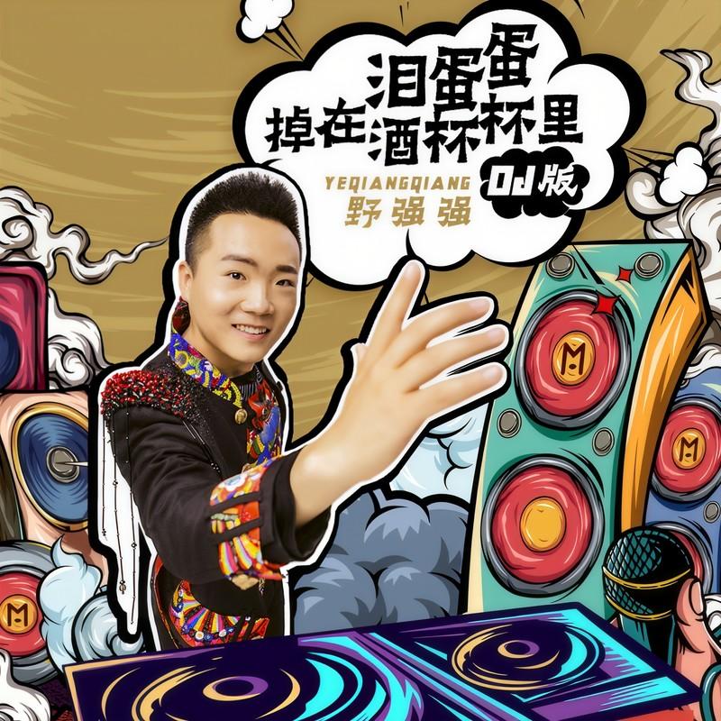 泪蛋蛋掉在酒杯杯里 (DJ沈念版伴奏)封面
