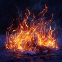 Warm Fire Relaxation: Binaural Beats Therapy