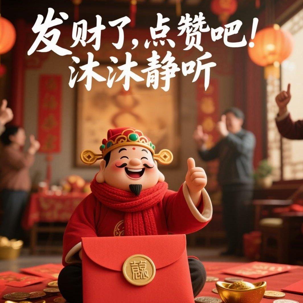 发财了点赞吧封面