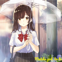 雨の中の感情の糸