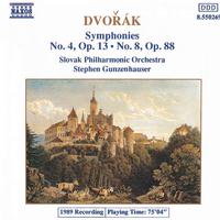 DVORAK: Symphonies Nos. 4 and 8